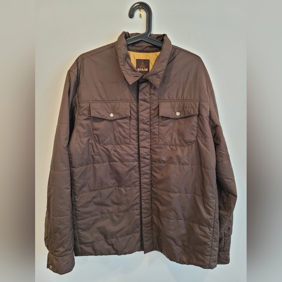 Prana Other - Prana Men's Quilted Jacket in Dark Brown